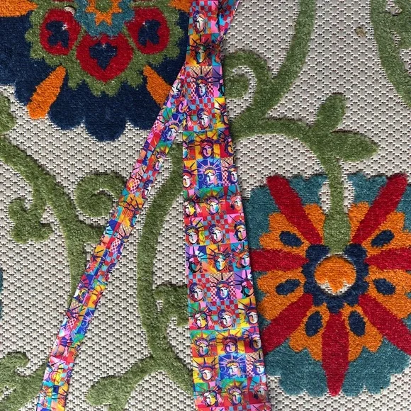 Peter Max 'Liberty' Vintage Necktie - Picture 3 of 9